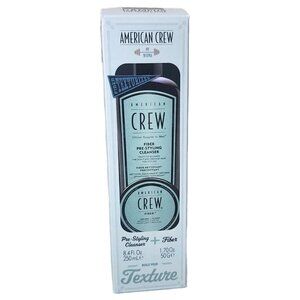 AMERICAN CREW Men's Pre-Styler Fiber Shampoo for Damaged & Fine Hair Strengthen